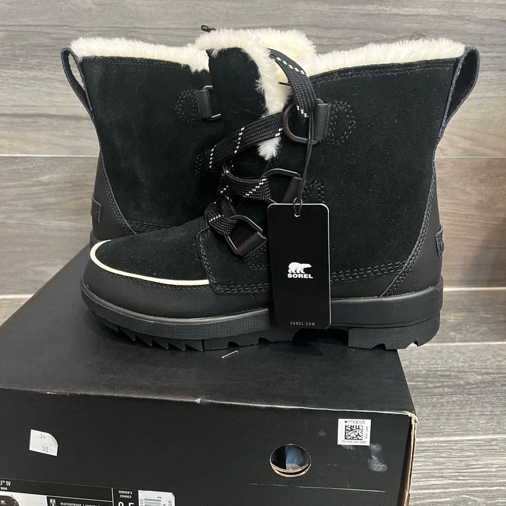 NWT NWB Sorel Tivoli IV Waterproof Suede Snow Boots